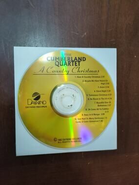 The Cumberland quartet a country Christmas CD disc only